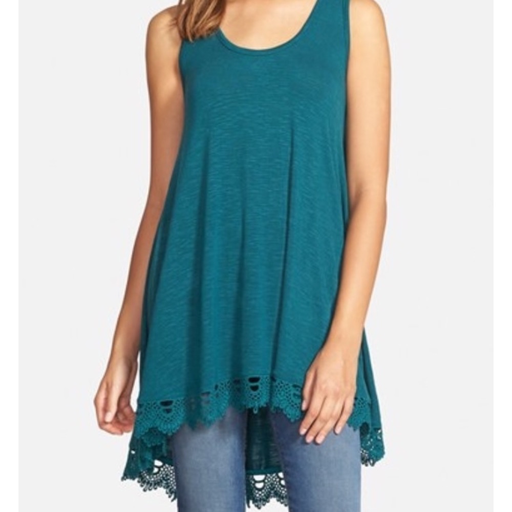 ChloeK high low tank